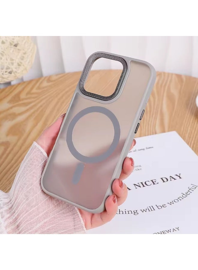 Magnetic Case for iPhone 17 6.3-Inch Compatible with MagSafe, Camera Lens Full Protection, Translucent Matte Back Slim Minimalist Shockproof Phone Cover - Image 1